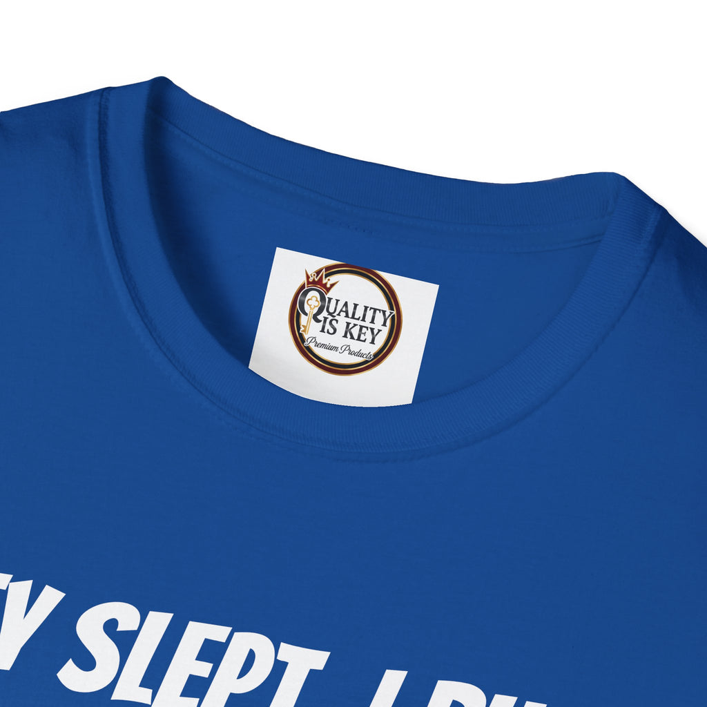 They Slept. I Built. T-Shirt — Rest & Grind Balance Graphic Tee