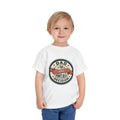 Toddler Tee – “Dad and Mom’s Best Decision” Cute Retro Badge Baby Shirt for New Parents & Father’s Day